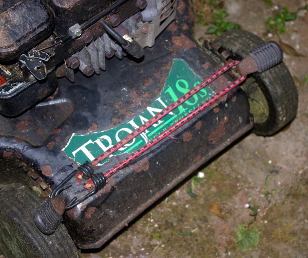 Atco Qualcast Trojan 18S lawnmower front height adjustment fix